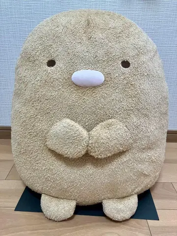 스미코구라시 돈카츠 빅 봉제 인형 (덤으로 미니 돈카츠 포함)