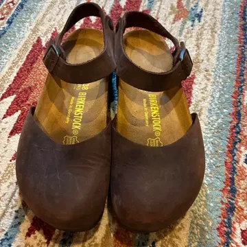 금일 한정 할인! BIRKENSTOCK 브라운 사보 클로그 샌들 38