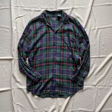 90's / [ Liz Wear ] 레이온 체크 셔츠
