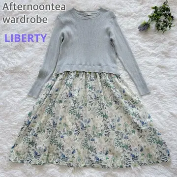 Afternoontea 워드로브 리버티 도킹 원피스