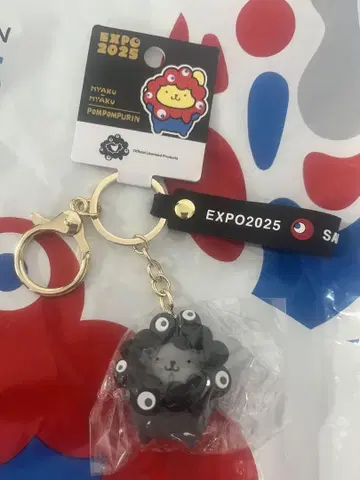 EXPO 2025 폼폼푸딩 블랙 미야쿠미야쿠 키링