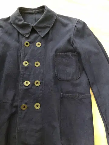 30년대 프랑스제 더블 브레스트 워크 자켓 민트급 컨디션