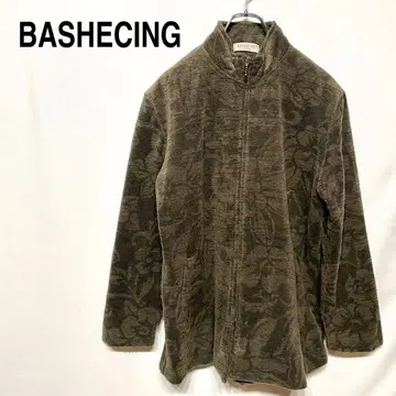 BASHECING 노카라 플리스 자켓 긴팔 레귤러 기장