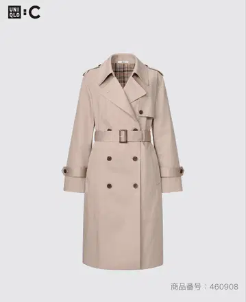 UNIQLO C 트렌치코트 L 사이즈 새상품급 베이지