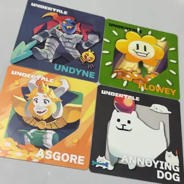 게이머 야키 코스터 UNDERTALE 세트