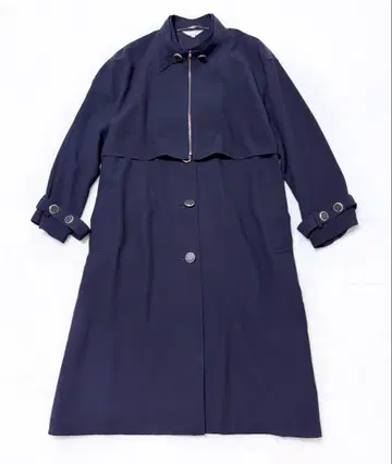 레리안 Leilian 화이트 택 트렌치코트 오버 사이즈 코트