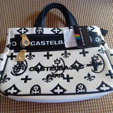 새상품 CASTELBAJAC 토트백 화이트/블랙