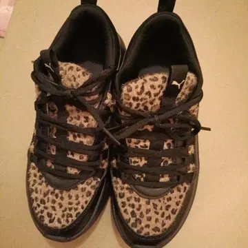 Puma 레오파드 무늬 스니커즈