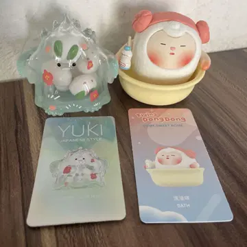 Yuki & Dongdong 버스 피규어 세트