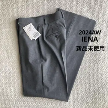 IENA 우스터 티드 트로 세미 플레어 팬츠 그레이 B 38