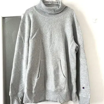 Champion 하이넥 라이트 그레이 트레이닝복