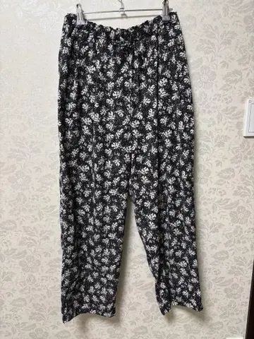 퓨어세신 패턴 와이드 팬츠