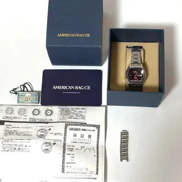 오리엔트 쓰리스타 크리스탈 21석 오버홀 와인 레드 박스 포함