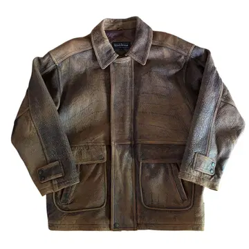 Wind Armor 가죽 자켓 플라이트 자켓 양가죽 80s90s