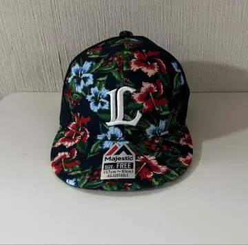 Majestic 세이부 라이온즈 하와이안 패턴 캡 2019