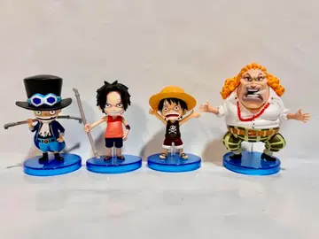 원피스 유년기 월드 컬렉션 4체 세트 루피 에이스 사보 다단