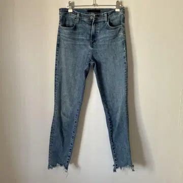 J BRAND 데님 28인치 끝단 처리 스트레치 있음