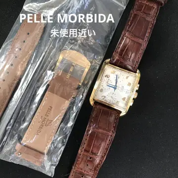 페레 모르비다 거의 미사용 크로노그래프 시계 새 상품 교체용 벨트 포함