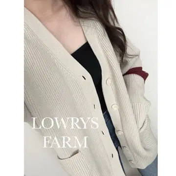 LOWRYS FARM 스폰디쉬 V 롱 슬리브 가디건