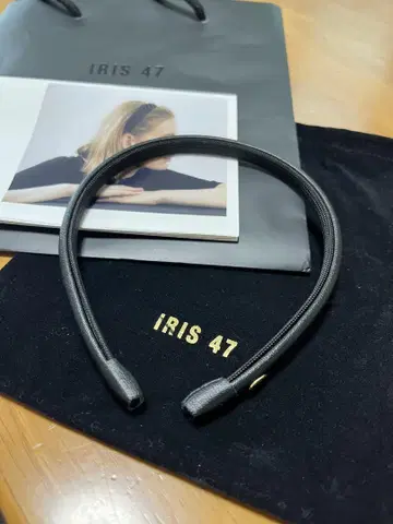 IRIS 47 블랙 헤어밴드