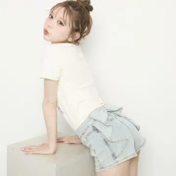 [ 라스트 ] TITTY&CO. 백리본 숏팬츠 M 새상품