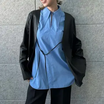 code a 코드에이 point neck shirt 새상품