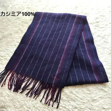 Paul Smith 스트라이프 머플러 캐시미어 100%