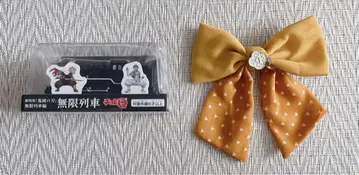 극장판 귀멸의 칼날 무한열차편 쵸로Q SL 유니버셜 USJ 리본 머리핀