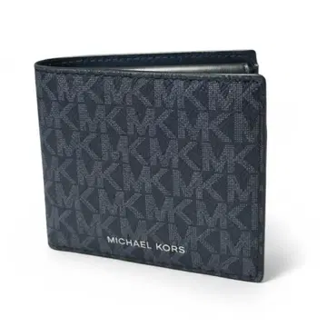 새상품 MICHAEL KORS 접이식 지갑 MK 로고 지갑 블랙