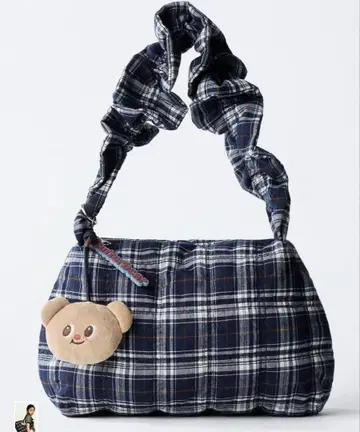 butterbear zara 체크 백
