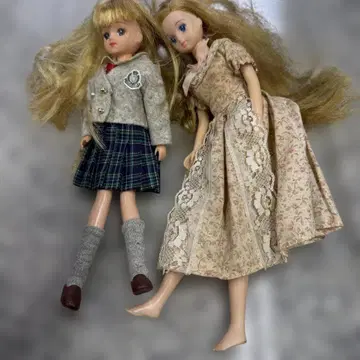 리카짱 인형, 인형 놀이 쇼와 레트로 2개 세트 잡화 초특가