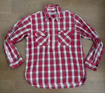 슈가케인 하프 지퍼 플란넬 셔츠