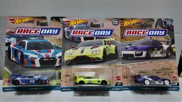 Hot Wheels 레이스 데이 3대 세트