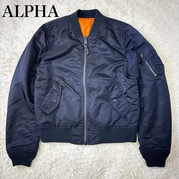 새상품급 ALPHA 플라이트 자켓 MA-1 리버서블 90s 짧은 기장 L