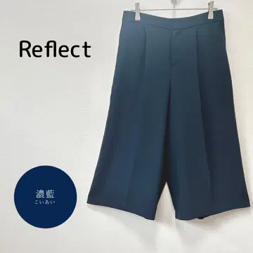 Reflect 짙은 남색 네이비 M 가우초 팬츠 턱 포함 출퇴근 오피스