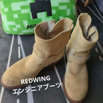 RED WING 2965 엔지니어 부츠 베이지 스웨이드