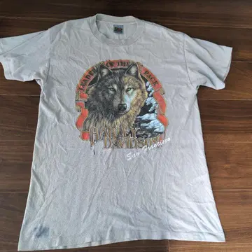 할리 T셔츠 L 울프