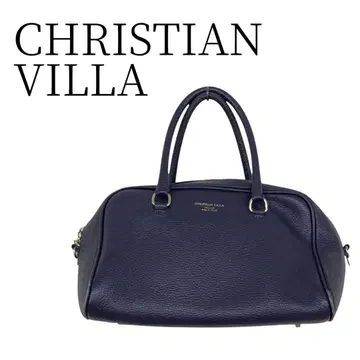 CHRISTIAN VILLA 크리스천 빌라 네이비 숄더백