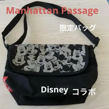 새상품급 Manhattan Passage Disney 숄더백 S 블랙