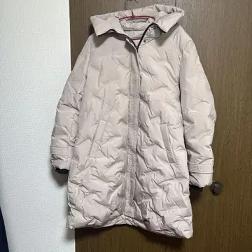 아이보리 다운 코트