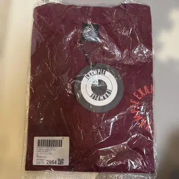 EXAMPLE LIVING S/S TEE XXL 버건디
