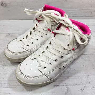 그래비스 스니커즈 미들컷 신발 화이트 여성용 23cm