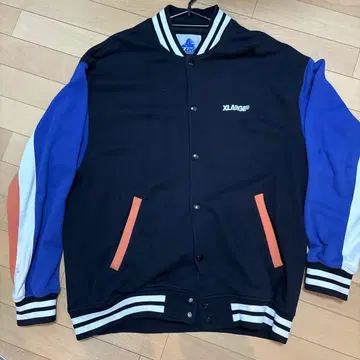 XLARGE 바시티 자켓 자켓 블랙 파랑 오렌지