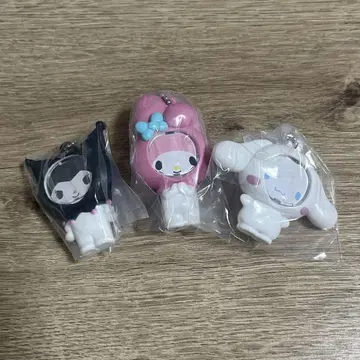 산리오 캐릭터즈 사진 프레임 마스코트 마이멜로디 쿠로미 시나몬