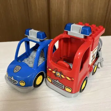 [정품] LEGO 듀플로 소방차 경찰차
