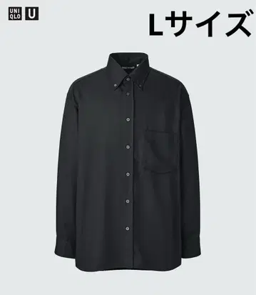 UNIQLO U 드레이프 버튼 다운 셔츠 L 사이즈