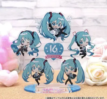 하츠네 미쿠 프리롤 케이크 아크릴 스탠드 아크스타 16th 16주년