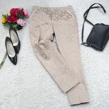 G9368*ensuite 에스위트 올 패턴 팬츠 베이지 3