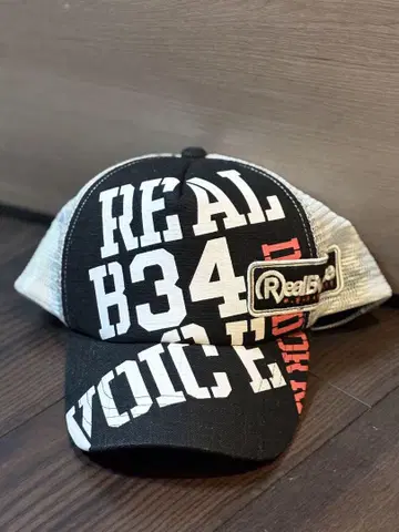 [ 미사용 ] REAL B VOICE 캡 모자 ( 블랙 )