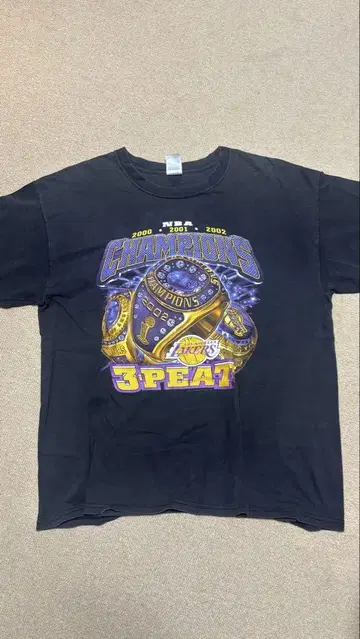 lakers NBA 챔피온 3PEAT 셔츠 길단